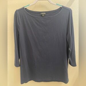 Ann Taylor Factory Boat Neck 3/4 Sleeve
